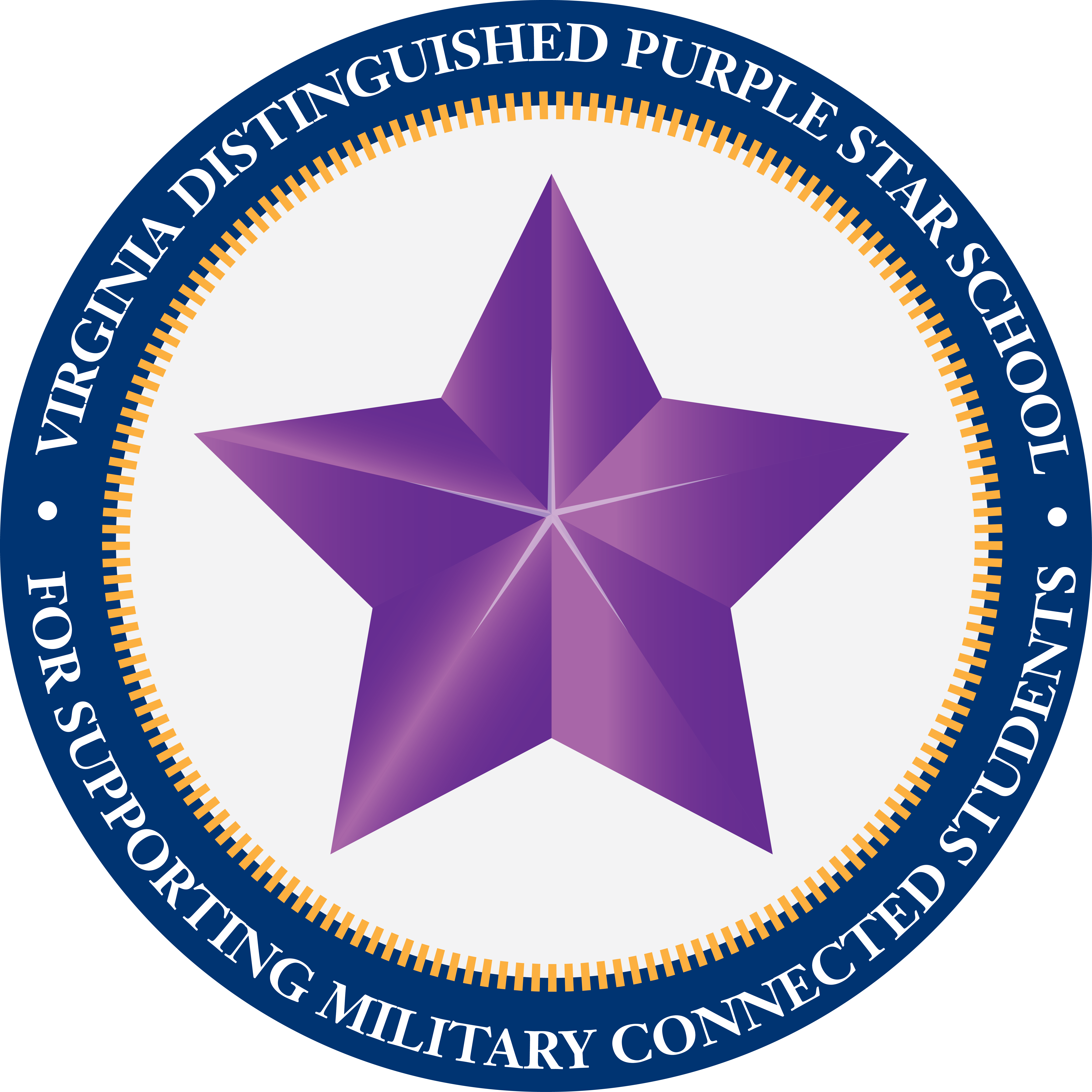 Purple star symbol